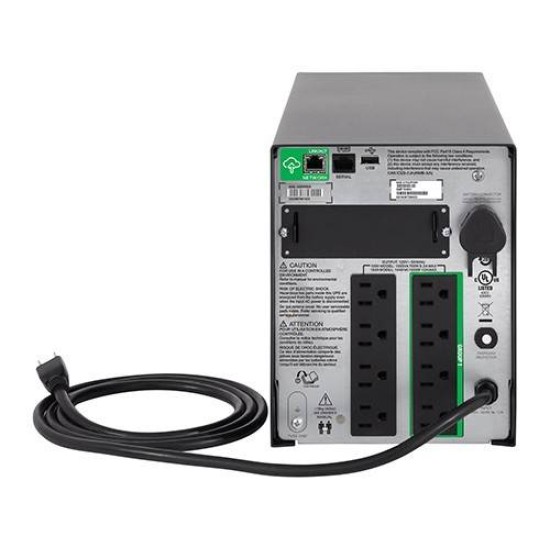 UPS APC Smart-UPS 1500 - 1440VA/1000W - 8 Contactos - Línea interactiva - LCD - AVR - SMT1500C