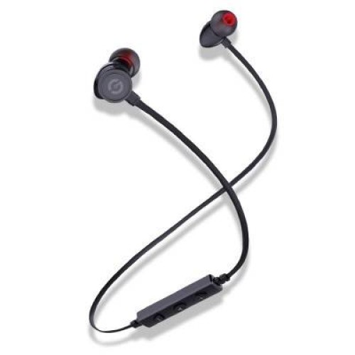 Audífonos Getttech Bluetooth con Micrófono Negro/Rojo Modelo Gap-29702