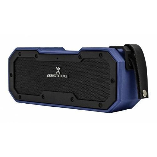 Bocina Perfect Choice Pro Forte Inalámbrico Bluetooth Micro Sd Azul - PC-112945