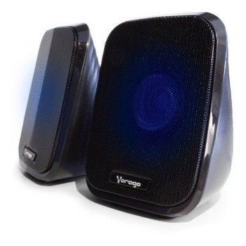 Bocinas Vorago Spk 107 Alámbrico 3.5Mm Usb Negro - SPK-107