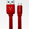 Cable Usb Vorago Cab 113 Micro Usb, Usb, 1 M, Rojo - AC-365810-31