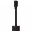 Adaptador Vorago Adp 200 Usb Macho A Vga Hembra Full Hd Negro - ADP-200