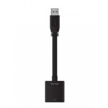 Adaptador Vorago Adp 200 Usb Macho A Vga Hembra Full Hd Negro - ADP-200