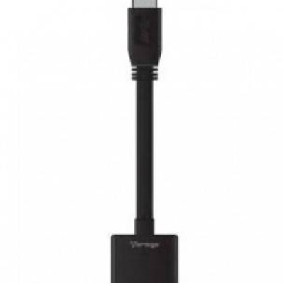 Adaptador Vorago Adp 200 Usb Macho A Vga Hembra Full Hd Negro - ADP-200