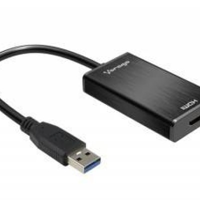 Adaptador De Video Vorago Adp 204 Usb 3.0 A Hdmi Macho A Hembra 1080P Negro - ADP-204