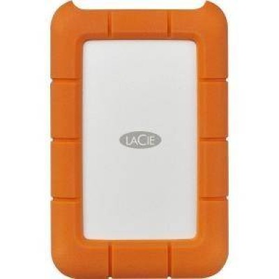 Disco Duro Externo Lacie Rugged 2.5p 4Tb Usb C 3.0 Windows/Mac Plata/Naranja - STFR4000800