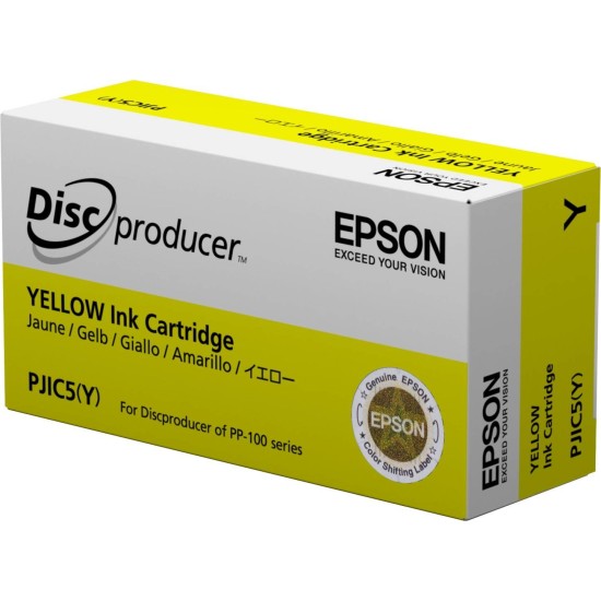 Tinta Epson Discproducer Amarillo 31.5Ml - C13S020451