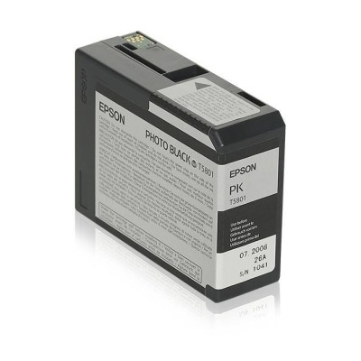 Tinta Epson T580 Ultrachrome K3 Negro Fotográfico 80Ml - T580100