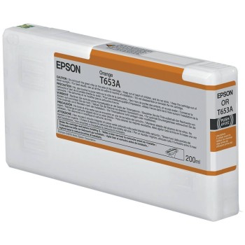 Tinta Epson T653A00 Naranja 200Ml - T653A00