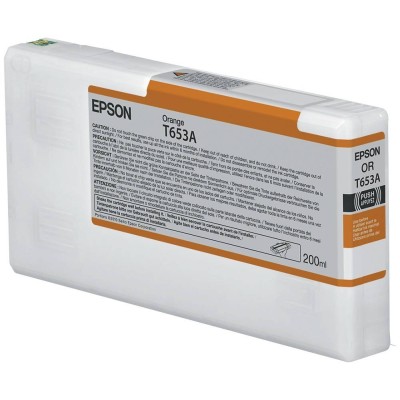 Tinta Epson T653A00 Naranja 200Ml - T653A00