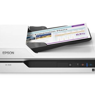 Escáner Epson Workforce Ds 1630 216 X 355 Mm, Cama Plana, Cis, 1500 Páginas, 25 Ppm - B11B239201