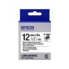 Cinta Epson Lk 4Wbq Texto Negro Sobre Fondo Blanco 12Mm X 5Mts. Para Planchado - LK-4WBQ