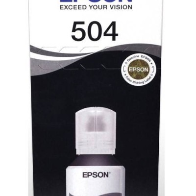 Botella De Tinta Epson 504 Negro 127Ml - T504120-AL