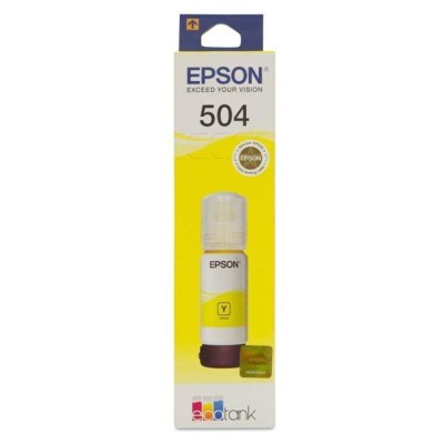 Botella De Tinta Epson 504 Amarillo 70Ml - T504420-AL