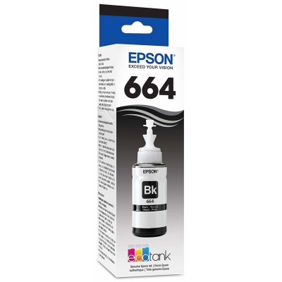 Botella De Tinta Epson 664 Negro 70Ml - T664120-AL