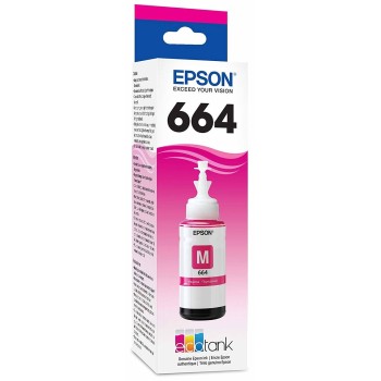 Botella De Tinta Epson 664 Magenta 70Ml - T664320-AL