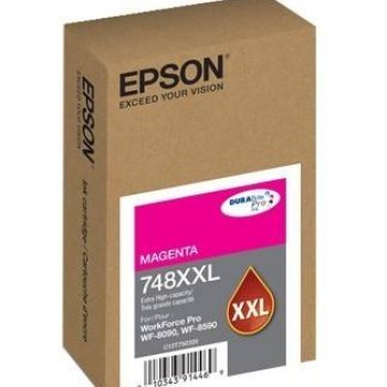 Cartucho de Tinta Epson T748XXL Magenta Capacidad Extra Alta para WF-6090/WF-6590