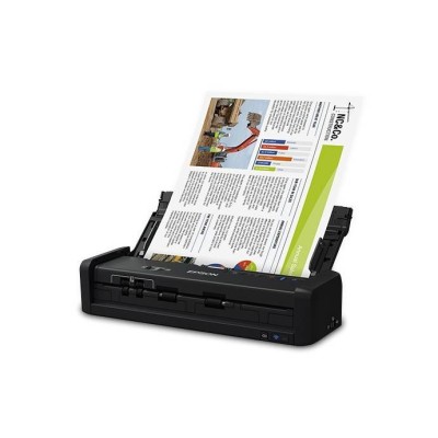 Escáner Epson Workforce Es 300W 25Ppm/50Ipm 600Dpi Wi Fi Usb 3.0 Dúplex Portátil Negro - B11B242201