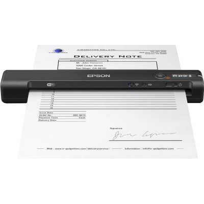 Escáner Epson Workforce Es 60W 4 Ppm 600 Dpi Wi Fi Usb Negro - B11B253201