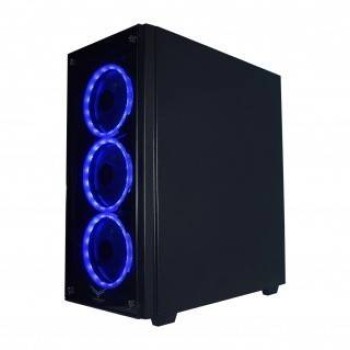 Gabinete Gamer Naceb Player ATX con 3 Ventiladores Frontales RGB y Panel Lateral de Vidrio Templado - NA-0603