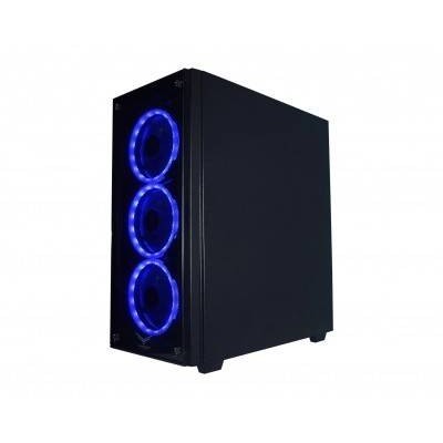 Gabinete Gamer Naceb Player Atx 3X Ventilador Frontal Panel Lateral - NA-0603