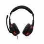 Diadema Gamer Naceb Technology Alámbrico Micrófono Negro Con Rojo - NA-0304R