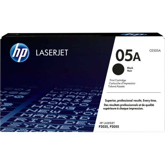 Cartucho De Tóner Hp 05A Negro Laserjet Original (Ce505A) - CE505A