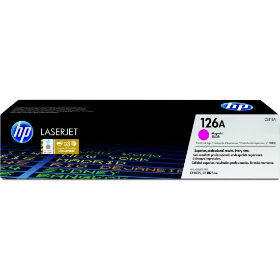 Cartucho De Tóner Hp 126A Magenta Laserjet Original (Ce313A) - CE313A