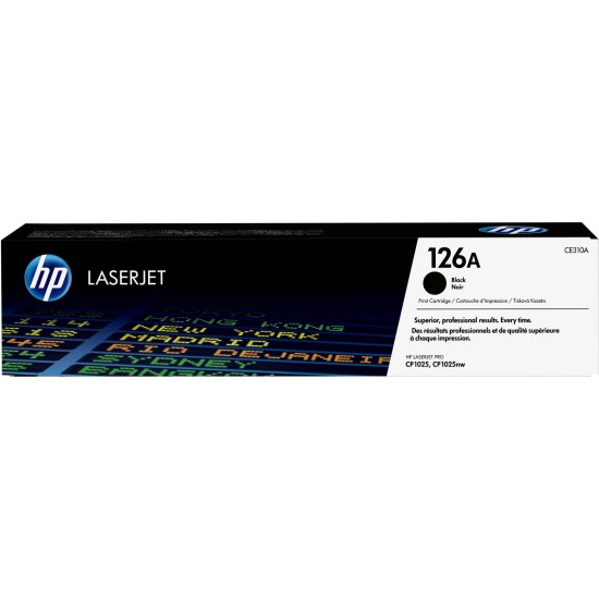 Cartucho De Tóner Hp 126A Negro Laserjet Original (Ce310A) - CE310A