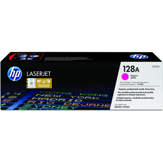 Cartucho De Tóner Hp 128A Magenta Laserjet Original (Ce323A) - CE323A