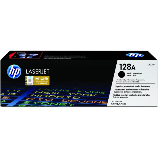 Cartucho De Tóner Hp 128A Negro Laserjet Original (Ce320A) - CE320A