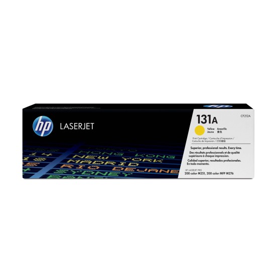 Cartucho De Tóner Hp 131A Amarillo Laserjet Original (Cf212A) - CF212A