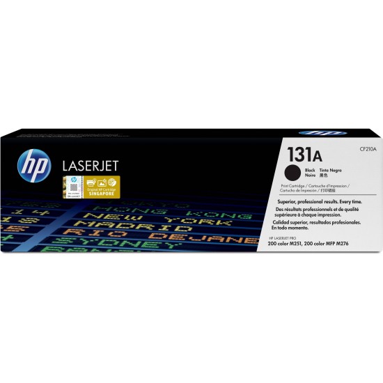 Cartucho De Tóner Hp 131A Negro Laserjet Original (Cf210A) - CF210A