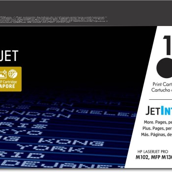 Cartucho de Tóner HP 17A Negro Original para LaserJet Pro M102, M130 - Modelo CF217A