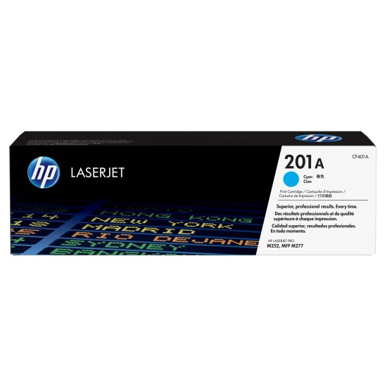 Cartucho De Tóner Hp 201A Cian Laserjet Original (Cf401A) - CF401A