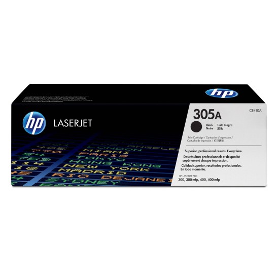 Cartucho De Tóner Hp 305A Negro Laserjet Original (Ce410A) - CE410A