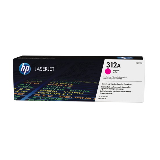 Cartucho De Tóner Hp 312A Magenta Laserjet Original (Cf383A) - CF383A