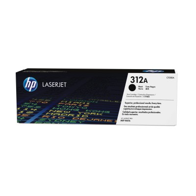 Cartucho De Tóner Hp 312A Negro Laserjet Original (Cf380A) - CF380A