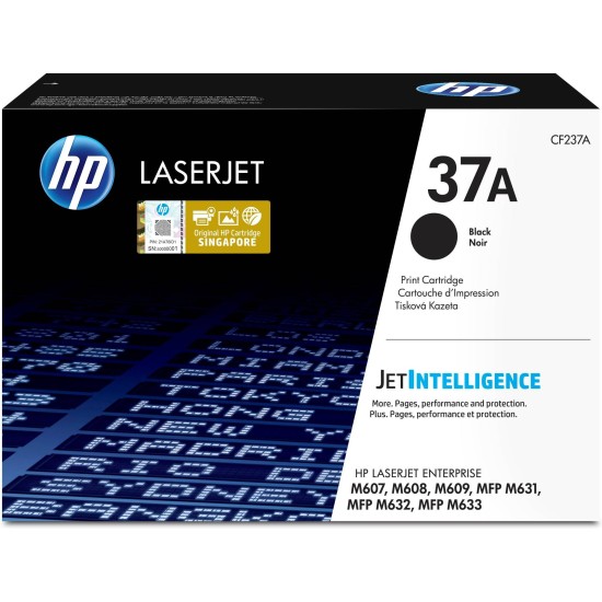 Cartucho De Tóner Hp 37A Negro Laserjet Original (Cf237A) - CF237A