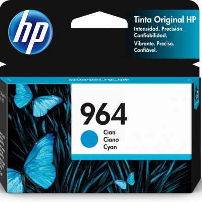 Cartucho De Tinta Hp 964 Cian Original (3Ja50Al) - 3JA50AL