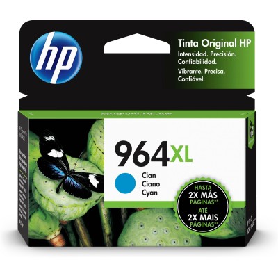 Cartucho De Tinta Hp 964Xl Cian Original (3Ja54Al) - 3JA54AL