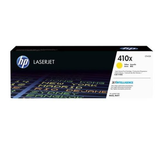 Cartucho De Tóner Hp 410X Amarillo Laserjet Original (Cf412X) - CF412X