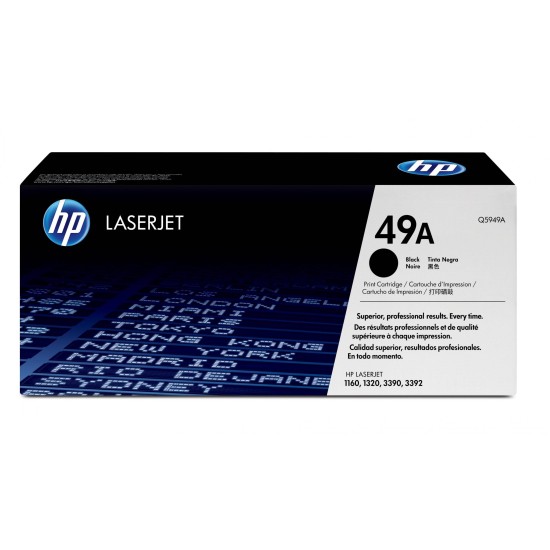 Cartucho De Tóner Hp 49A Negro Laserjet Original (Q5949A) - Q5949A