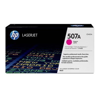 Cartucho De Tóner Hp 507A Magenta Laserjet Original (Ce403A) - CE403A