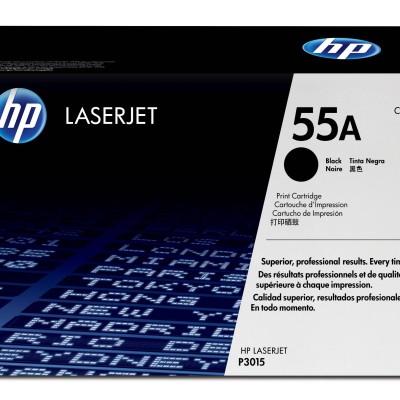 Cartucho De Tóner Hp 55A Negro Laserjet Original (Ce255A) - CE255A