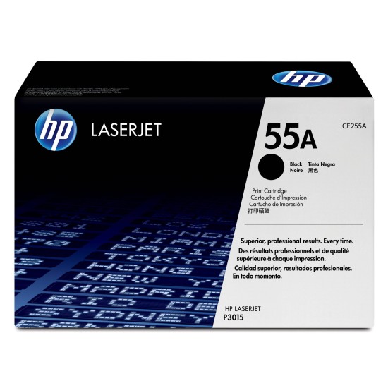 Cartucho De Tóner Hp 55A Negro Laserjet Original (Ce255A) - CE255A