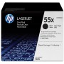 Pack De 2 Cartuchos De Tóner Hp 55X Negro Alto Rendimiento Laserjet Original (Ce255Xd) - CE255XD