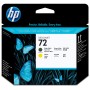 Cabezal De Impresión Hp 72 Negro Mate Amarillo Original (C9384A) - C9384A