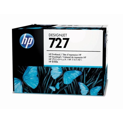 Cabezal De Impresión Hp 727 Negro Mate Negro Fotográfico Cian Magenta Amarillo Gris Original (B3P06A) - B3P06A