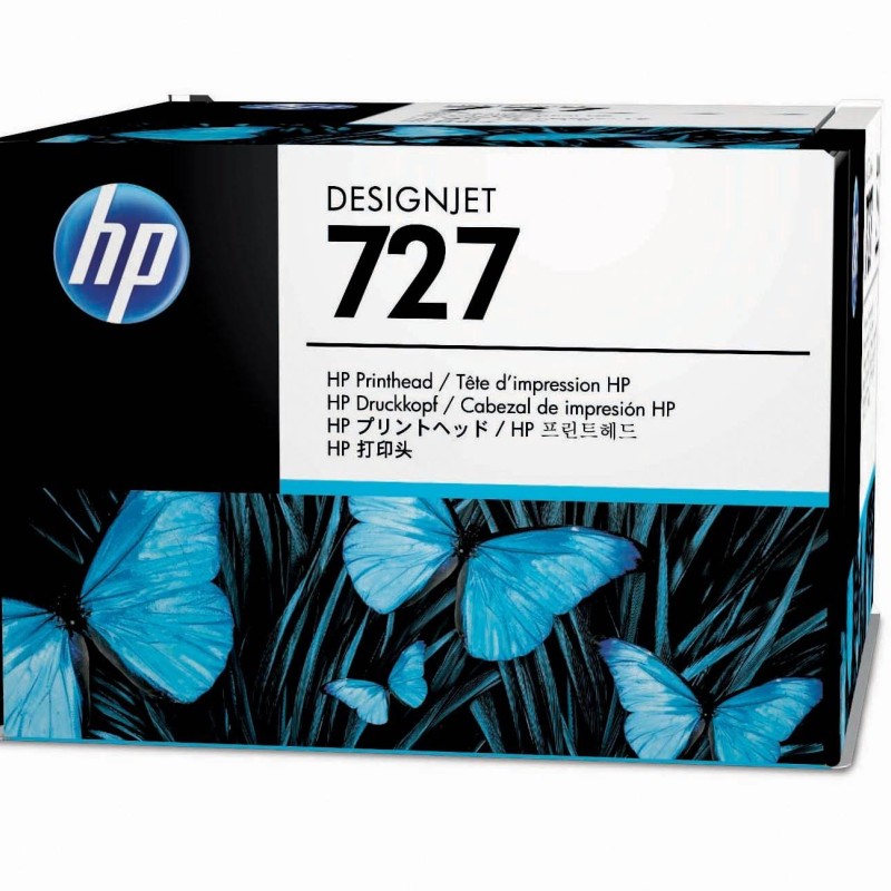 Cabezal De Impresión Hp 727 Negro Mate Negro Fotográfico Cian Magenta Amarillo Gris Original (B3P06A) - B3P06A